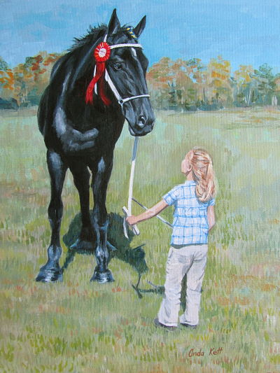 Percheron, "Chrissie".